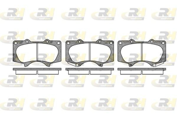 ROADHOUSE Kit pastiglie freni 2988.00 2988.00 costo Pastiglie freno sportive DACIA SANDERO ROADHOUSE
