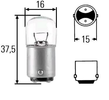 HELLA Gloeilamp 8GA 002 071-361 Deurlicht HELLA SPARK 8GA 002 071-361 goedkoop