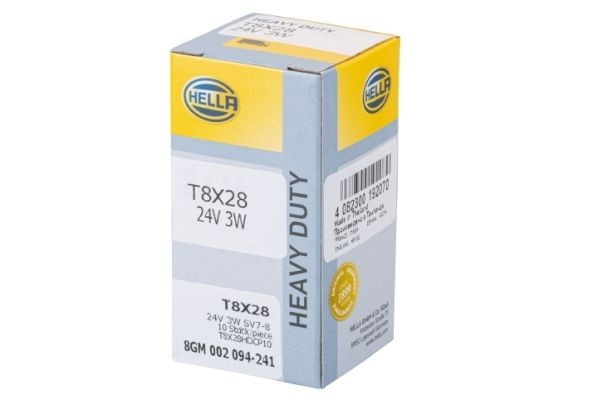 HELLA Hõõgpirn 8GM 002 094-241 Uksevalgustus HELLA Chrysler LE BARON 8GM 002 094-241