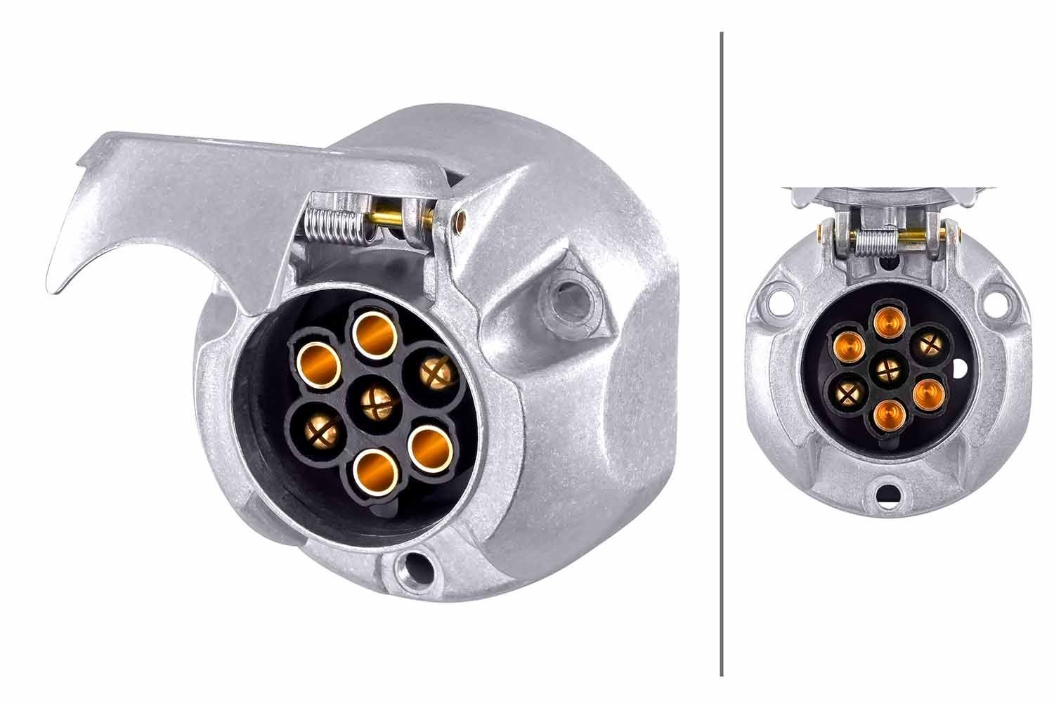 HELLA Släpvagnskontakt 8JB 001 941-001 8JB 001 941-001 HELLA elsats till dragkrok Peugeot 405