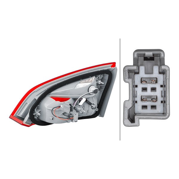 HELLA Feu arrière 2NR 354 828-111 2NR 354 828-111 Feu arrière HELLA FORD ESCORT