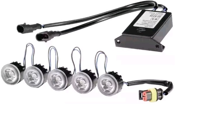 Σετ φώτων πορείας ημέρας HELLA 2PT 010 458-701 HELLA 2PT 010 458-701 DRL PORSCHE BOXSTER 2007