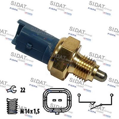 SIDAT Backljuskontakt 3.234181 3.234181 SIDAT backljuskontakt Fiat CROMA