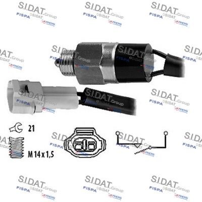 FISPA Achteruitrijschakelaar 3.234212 FISPA Achteruitrijschakelaar TOYOTA 3.234212