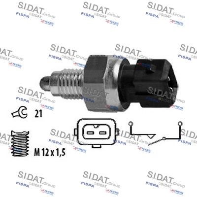 Achteruitrijschakelaar SIDAT 3.234215 SIDAT 3.234215 Schakelaar achteruitrijlicht BMW X3 2010