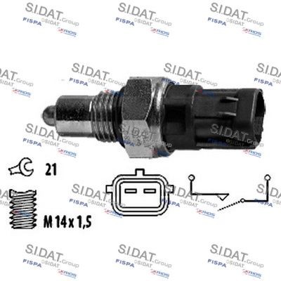 SIDAT Interruptor, luz de marcha-atrás 3.234230 Interruptores de la luz de marcha atrás SIDAT Opel MERIVA 3.234230