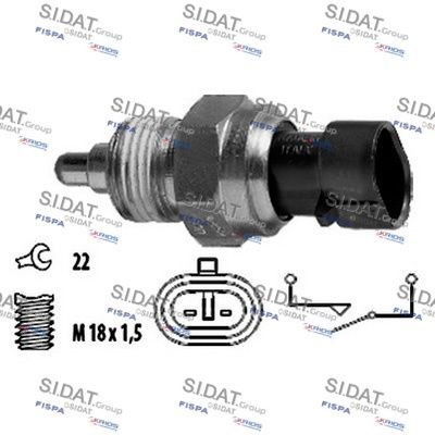 SIDAT Kontakt, baklygte 3.234243 Kontakt baklygte SIDAT MERIVA 3.234243 billig