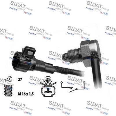 FISPA Interruptor, luz de marcha-atrás 3.234259 Interruptor marcha atrás FISPA TOYOTA 3.234259