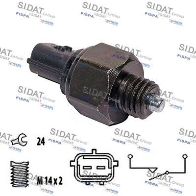FISPA Bryter, ryggelys 3.234263 FISPA 3.234263 originale Ryggelysbryter Hyundai i10 IA hva koster