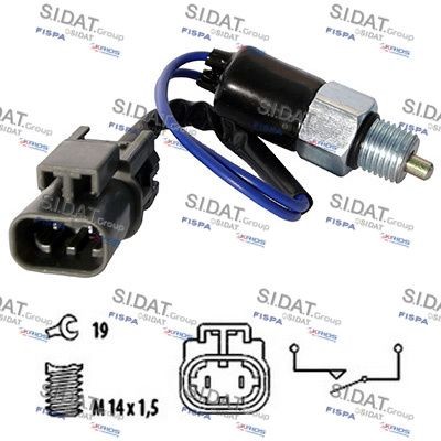 SIDAT Interruttore, Luce di retromarcia 3.234266 3.234266 Interruttore retromarcia SIDAT RENAULT GRAND SCÉNIC costo