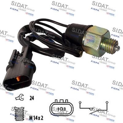 FISPA Reverse light switch 3.234267 FISPA 3.234267 HYUNDAI i10 II Cargo (BA, IA) reverse light switch replacement