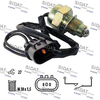 SIDAT Interruttore, Luce di retromarcia 3.234269 3.234269 costo Interruttore retromarcia MITSUBISHI LANCER SIDAT