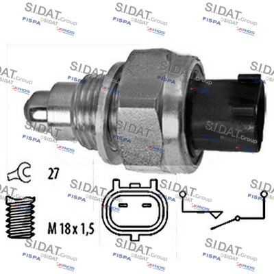FISPA Achteruitrijschakelaar 3.234274 Achteruitrijschakelaar FISPA TOYOTA 3.234274