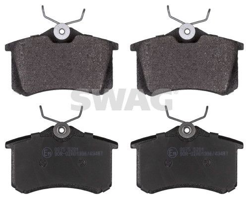 SWAG Kit pastiglie freni 30 91 6488 SWAG 30916488 Pasticche Seat IBIZA originali