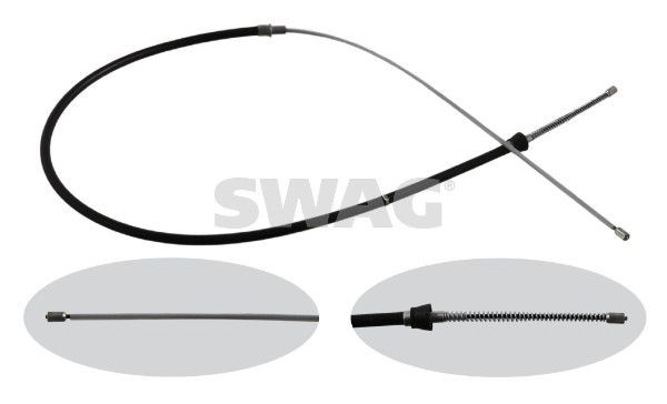 SWAG Tautrekk, håndbremse 30 93 6348 SWAG 30936348 Håndbrekk Skoda Fabia 3 pris