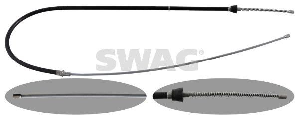 SWAG Hand brake cable 30 94 8302 30 94 8302 SWAG handbrake for VW POLO