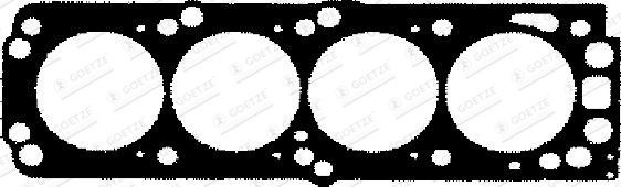 GOETZE Toppakning 30-024652-20 Topstykke pakning MERCEDES-BENZ GOETZE 30-024652-20