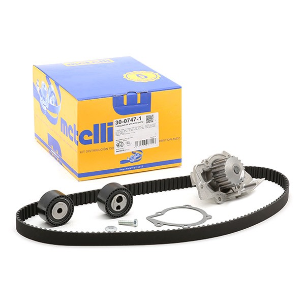 Kit de distribution + pompe à eau METELLI 30-0747-1 METELLI 30-0747-1 Kit courroie de distribution CITROËN JUMPER 2006