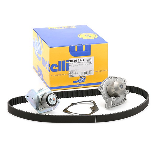 Kit cinghia distribuzione, pompa acqua METELLI 30-0822-1 METELLI 30-0822-1 Kit cinghia di distribuzione e pompa acqua RENAULT ESPACE 2018