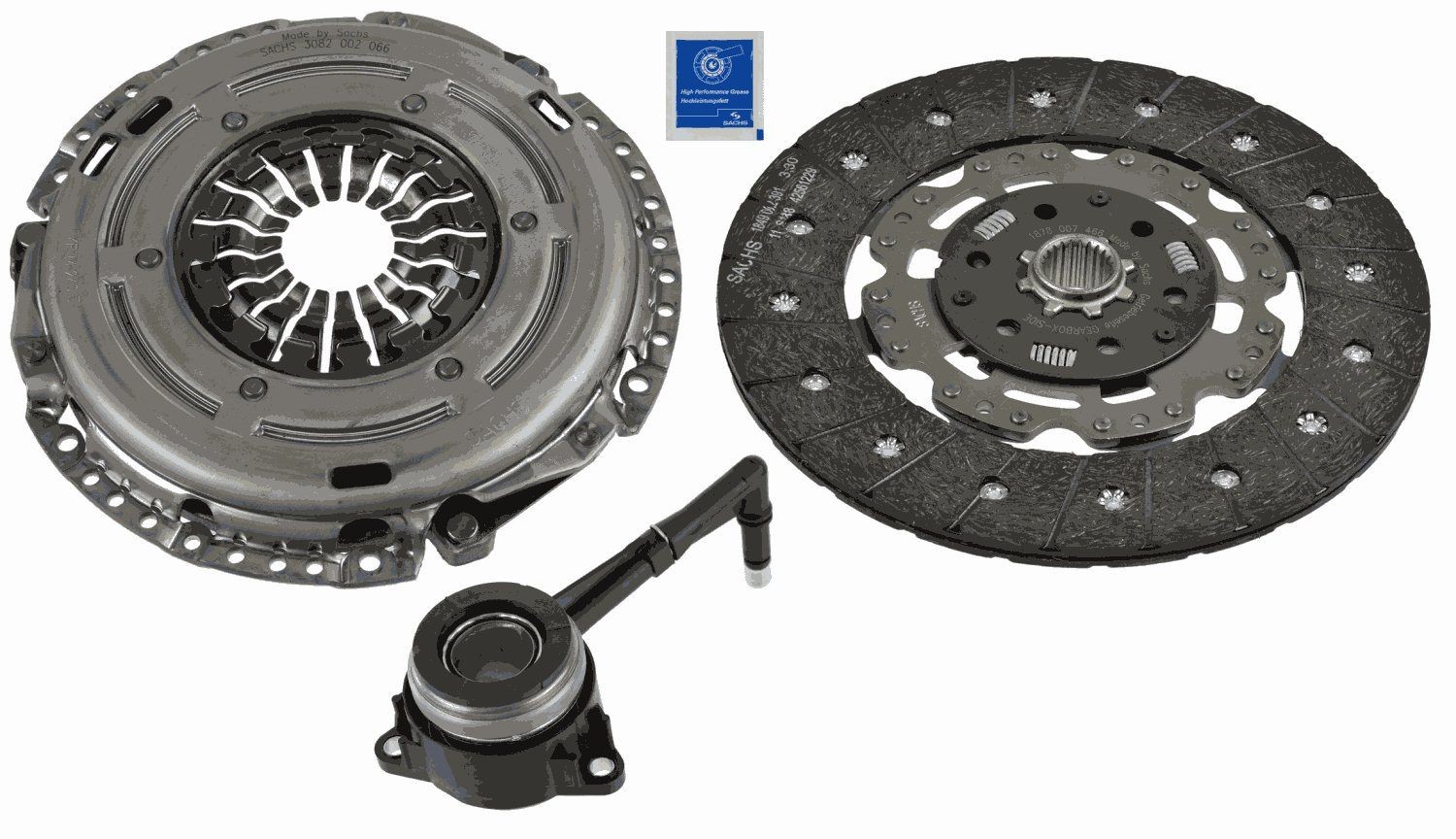 SACHS Kopplingssats 3000 990 340 SACHS 3000 990 340 Kopplingssats VW Tiguan II (AD1) 2.0 TDI 4motion 200 hk 2023