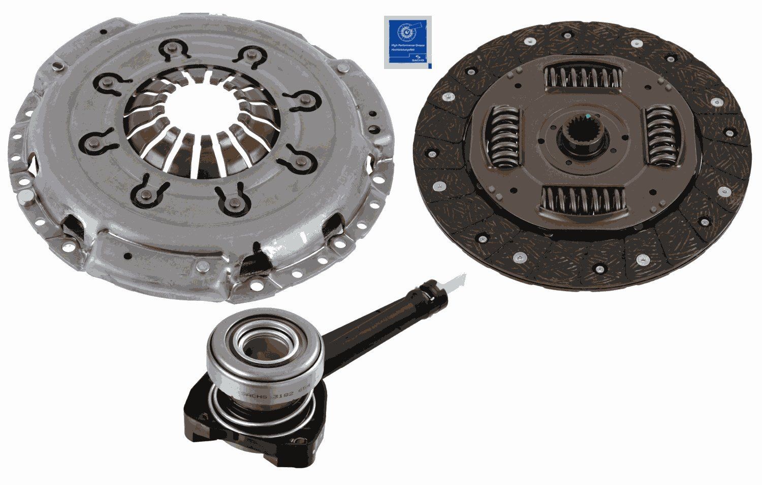 Sidurikomplekt SACHS 3000 990 382 SACHS Kit plus CSC 3000 990 382 OPEL VIVARO 2002 Sidurikomplekt