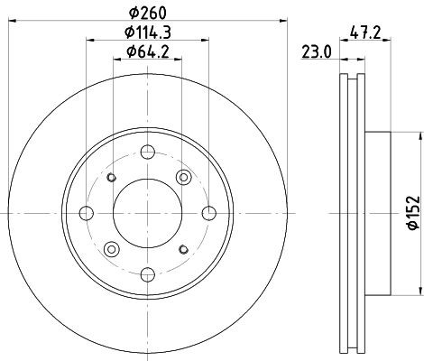 HELLA Intercooler 8ML 376 723-431 Radiateur de turbo MINI HELLA 8ML 376 723-431
