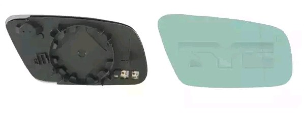 TYC Mirror Glass, outside mirror 302-0087-1 302-0087-1 TYC glass for wing mirror for AUDI V8