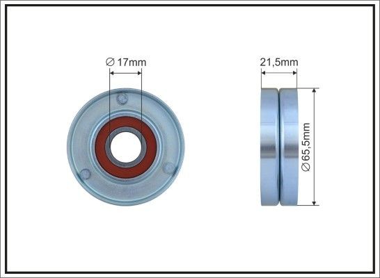 Spanrol, poly V-riem CAFFARO 304-00 CAFFARO 304-00 Spanrol multiriem Opel ZAFIRA 2006