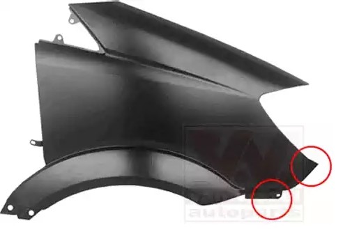 VAN WEZEL Parafango 3083658 VAN WEZEL 3083658 Parafango Mercedes Sprinter w906 originale prezzo