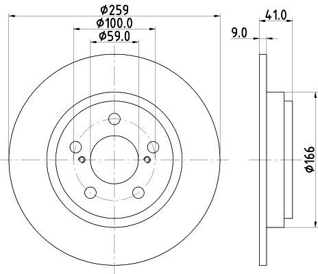 HELLA Vite, tappo refrigerante 9NS 376 747-041 9NS 376 747-041 costo Tappo radiatore HELLA MAZDA Serie B