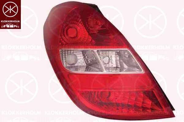 KLOKKERHOLM Achterlicht 31280711 Hyundai IONIQ Achterlichten KLOKKERHOLM 31280711
