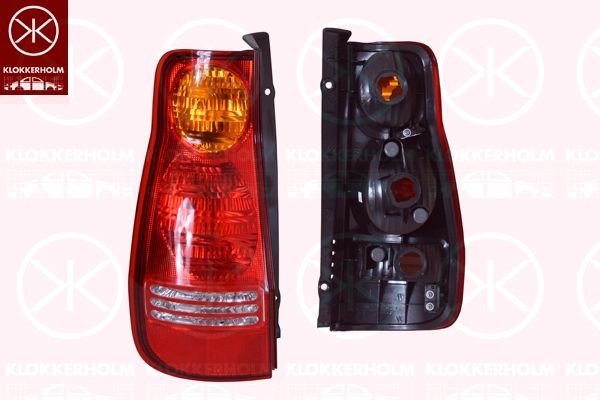 KLOKKERHOLM Baglygte 31320711 Baglygten KLOKKERHOLM Hyundai GALLOPER 31320711