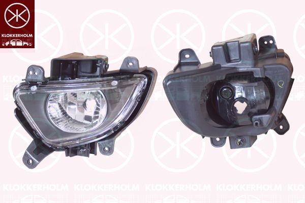 KLOKKERHOLM Tågelygte 31350283 Tågelys KLOKKERHOLM Hyundai IONIQ 31350283