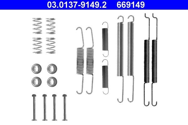 ATE Kit d'accessoires, mâchoire de frein 03.0137-9149.2 ATE 03.0137-9149.2 Kit d'accessoires mâchoires de frein Skoda Superb 3t5 pas cher