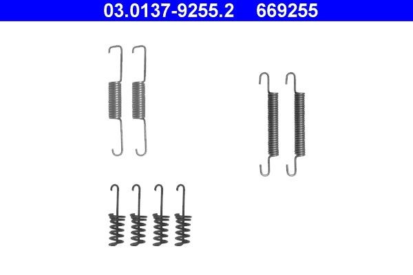 ATE Brake shoe fitting kit 03.0137-9255.2 ATE 03.0137-9255.2 Brake shoe fitting kit