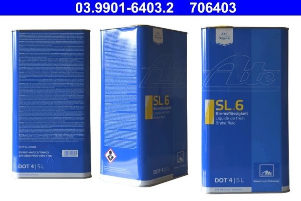 ATE Pidurivedelik 03.9901-6403.2 Pidurivedelik ATE C4 03.9901-6403.2 odav