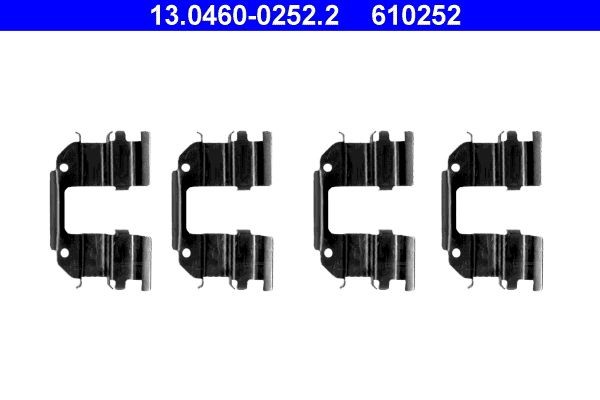ATE Accessoireset, schijfremblok 13.0460-0252.2 13.0460-0252.2 Accessoireset, schijfremblok CHEVROLET SPARK ATE