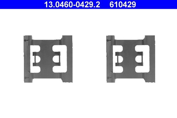 ATE Accessoireset, schijfremblok 13.0460-0429.2 Volvo S90 Accessoireset, schijfremblok ATE 13.0460-0429.2