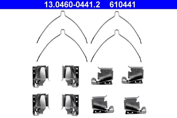 ATE Monteringssett, bremseklosser 13.0460-0441.2 13.0460-0441.2 Tibehørsett, skivebremse belegg TOYOTA HILUX Pick-up ATE