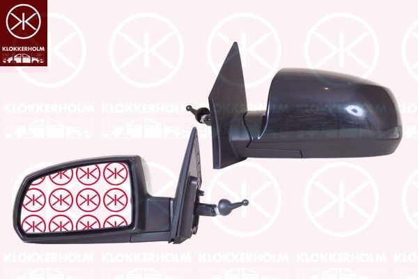 KLOKKERHOLM Εξωτερικός καθρέπτης 32771022 32771022 Καθρέπτης KIA SOUL KLOKKERHOLM