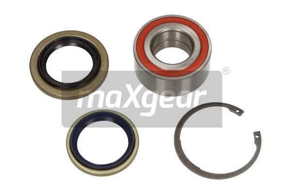 MAXGEAR Wheel bearing kit 33-0234 MAXGEAR 33-0234 MITSUBISHI Galant VI Saloon (E30) wheel hub assembly replacement