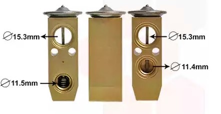 VAN WEZEL Paisuntaventtiili, ilmastointilaite 33001371 Nissan Almera Tino ilmastoinnin paisuntaventtiili VAN WEZEL 33001371