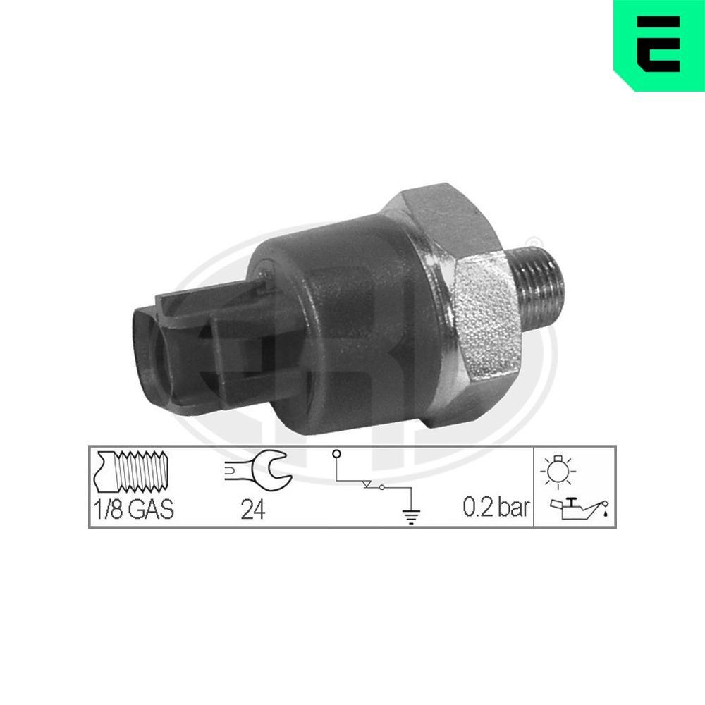 ERA Eļļas spiediena devējs 330022 ERA 330022 Eļļas spiediena sensors 66 Sedan (31, 36) cena
