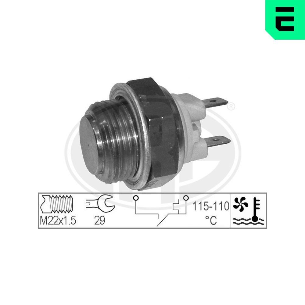 Termocontatto ventola radiatore ERA 330184 ERA 330184 Bulbo radiatore Land Rover FREELANDER 2013