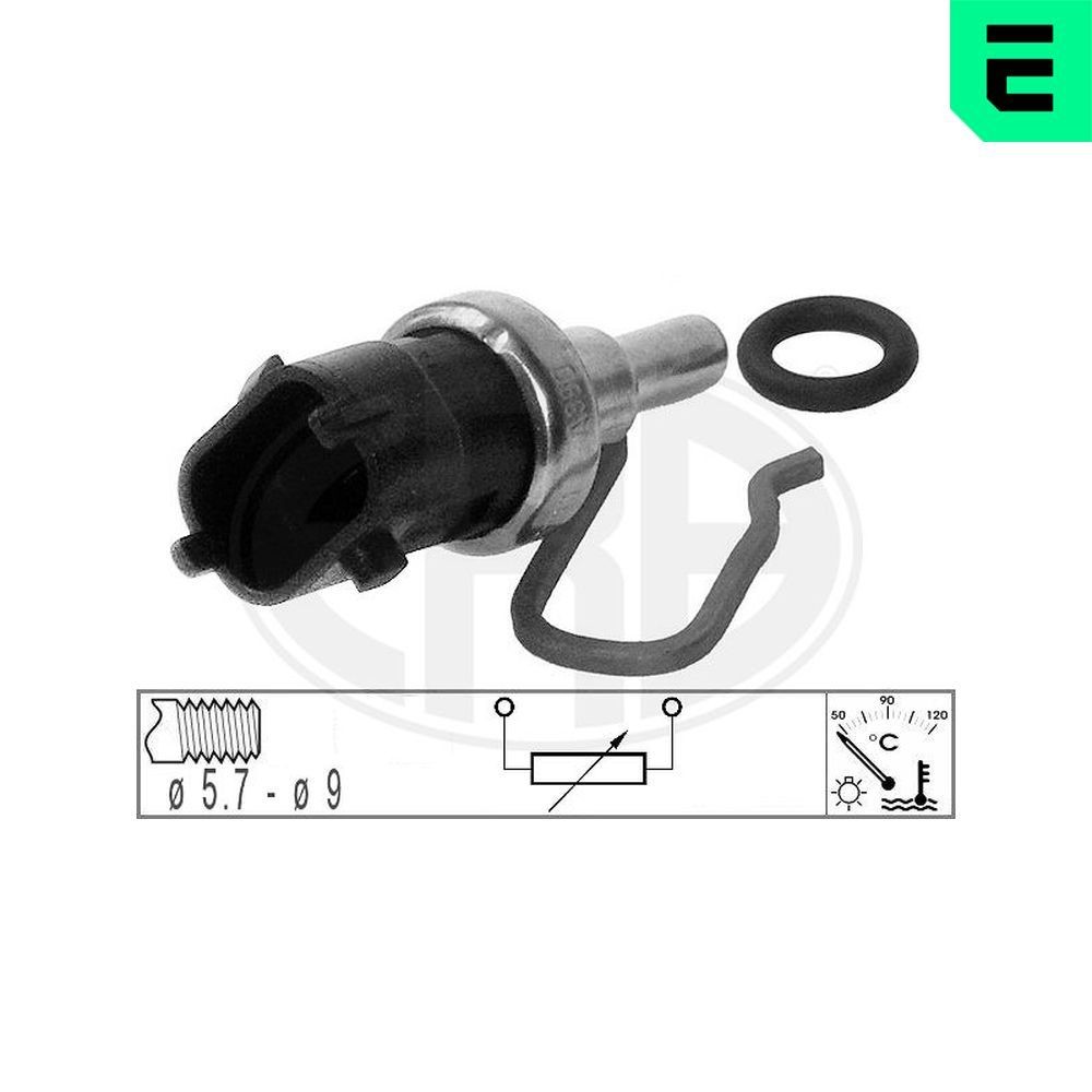ERA Sensor, kylmedietemperatur 330777 Temperaturgivare Suzuki FZ, NZ 330777 ERA