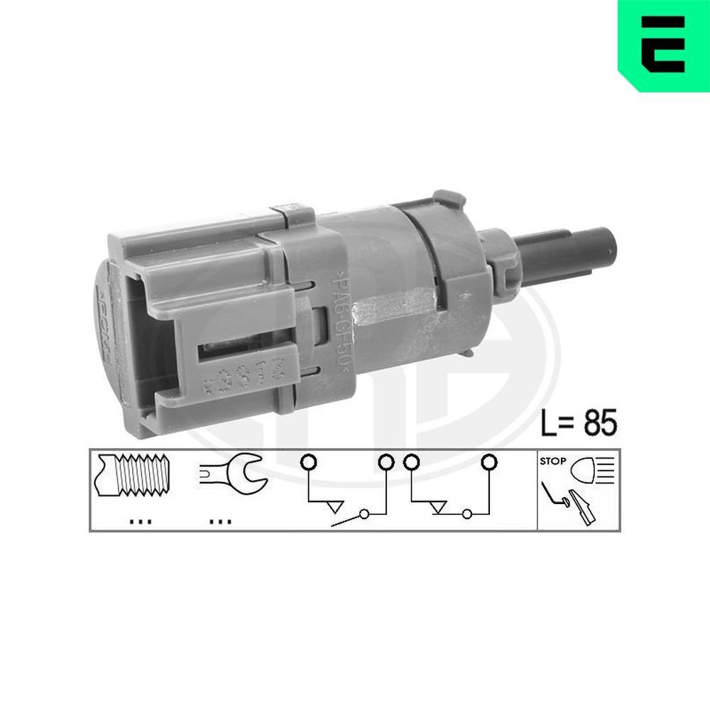 Interruttore pedale freno ERA 330940 ERA 330940 Sensore pedale freno PEUGEOT 207 2006