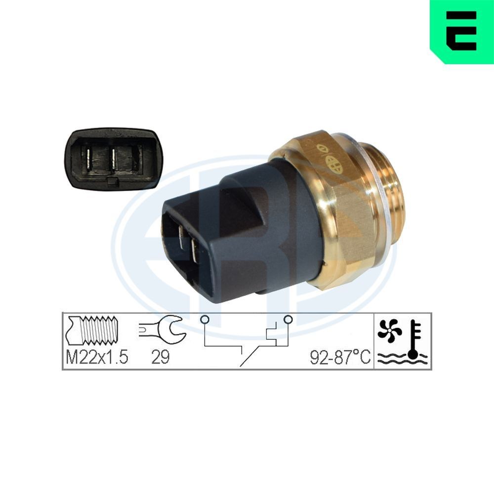 Interrupteur de température, ventilateur de radiateur ERA 330962 ERA 330962: Interrupteur de température ventilateur de radiateur Mercedes VITO 2013