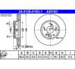 ATE | Disco de travão 24.0125-0183.1 para HONDA Accord VI Aerodeck (CF) baratas online