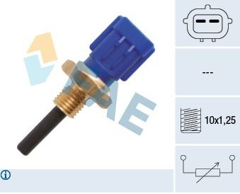 FAE Sensor, innsugningsluft temperatur 33176 Temperaturføler FAE ix20 33176 billige