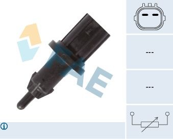 FAE Αισθητ., θερμοκρ. αναρροφ. αέρα 33177 33177 Αισθητήρας θερμοκρασίας αέρα FAE IVECO MASSIF